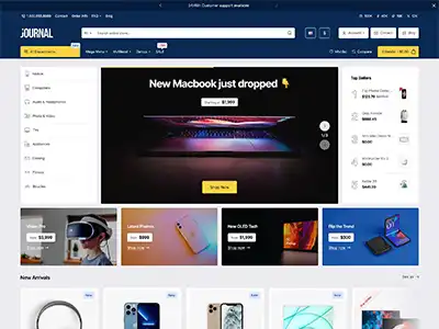 Nova Market elektronik e-ticaret teması